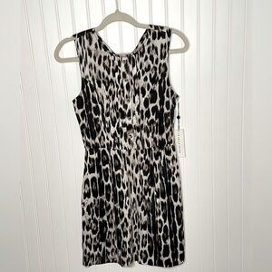 Charles Henry Animal Print dress NWT